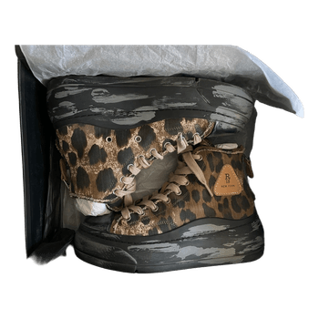 R13 Kurt High Top Sneakers Leopard