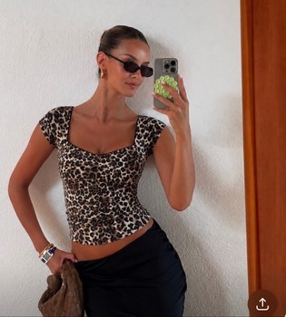 Leopard print t-shirt