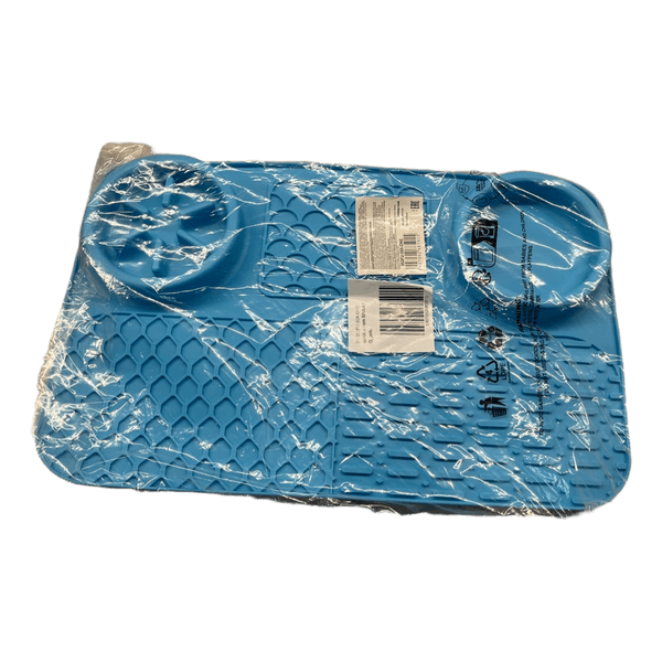 Blue silicone pet mat