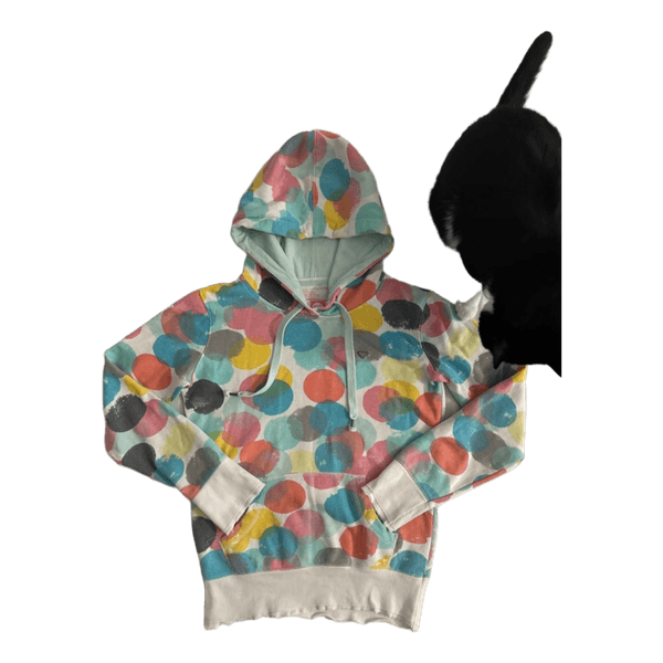 Roxy polka dot hoodie