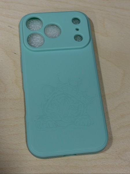 Mint tiger phone case IPhone 17 pro
