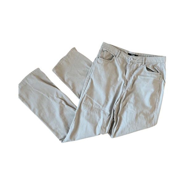 beige straight leg farkut BikBok
