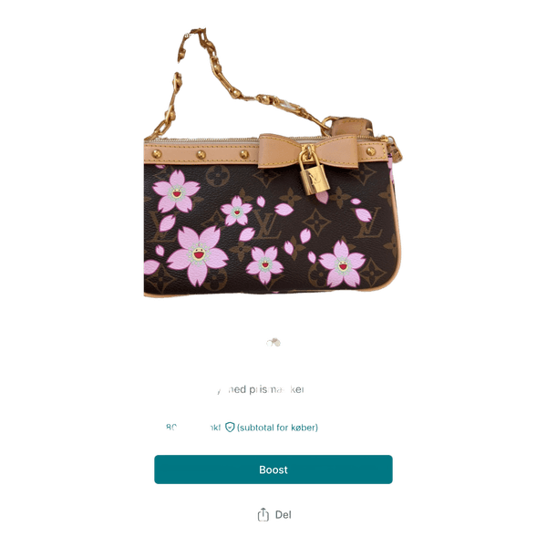 Louis Vuitton cherry blossom taske