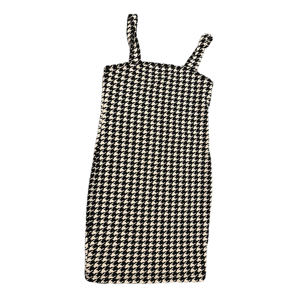 Houndstooth mini dress