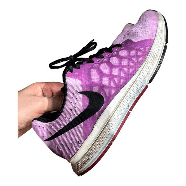 Nike purple running shoes