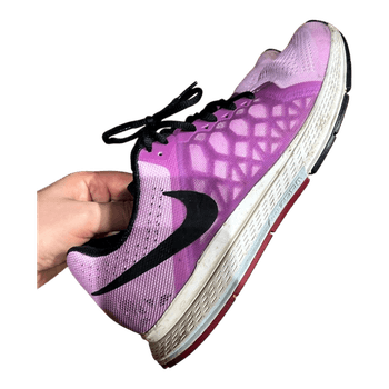 Nike purple running shoes