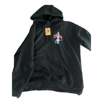 Stussy black graphic hoodie
