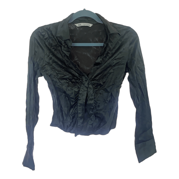 Sort bluse