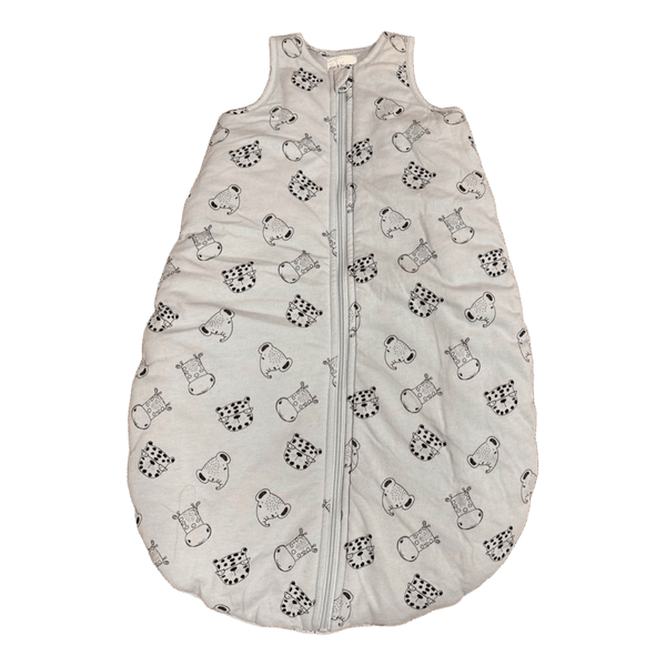 Animal print baby sleeping bag
