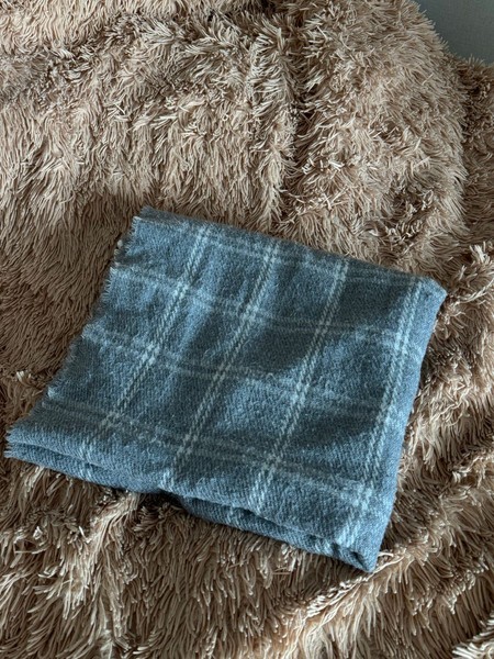 Grey plaid scarf – SinSay