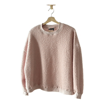 Pink teddy sweatshirt