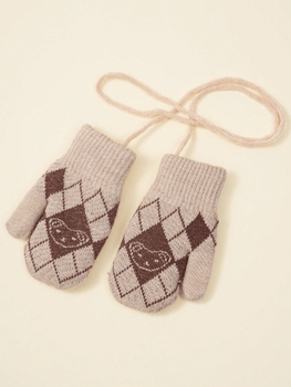 Kids knitted gloves