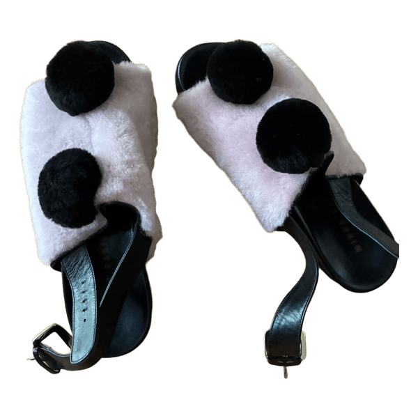 Minna Parikka fur slip ons size 39
