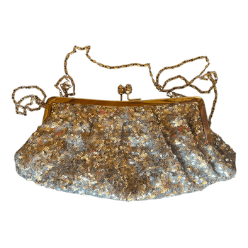 Love Forever sequin clutch