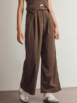 Corduroy wide leg trousers