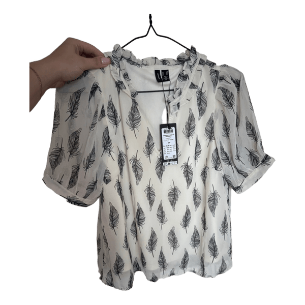 Vero Moda feather print blouse