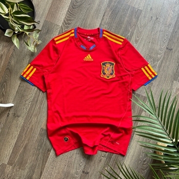 Vintage Adidas Spain 2010 Home Football Jersey