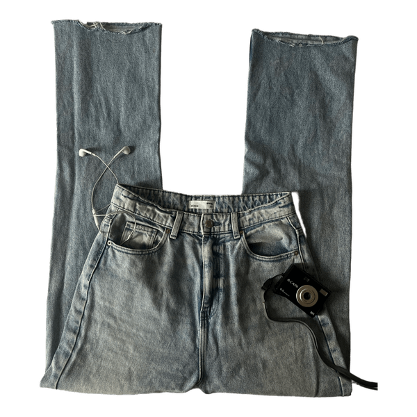 Light blue denim jeans