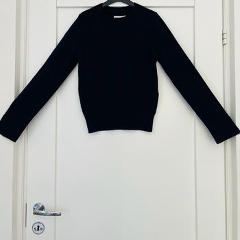 Marimekko tummansininen neule koko XS merinovillaa