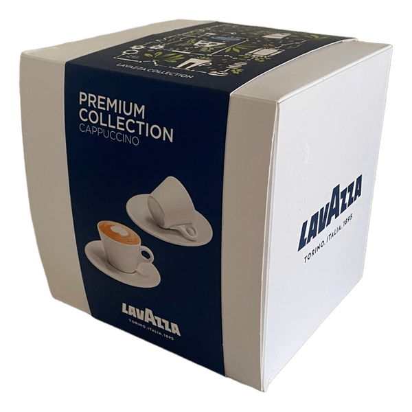 NEW Lavazza Premium Collection Cappuccino Cup & Saucer Set in Box Italian Coffee Cups