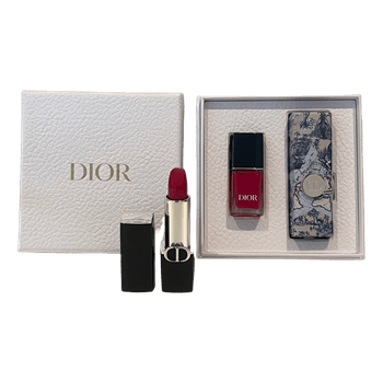 Dior lahjapakkaus huulipuna ja kynsilakka , Sävy 999