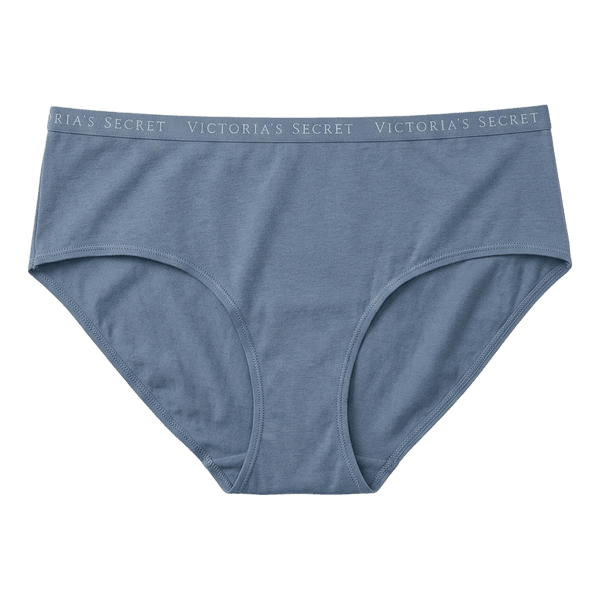 Blue cotton panties