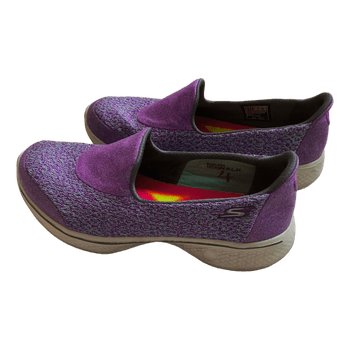 Skechers purple slip-on shoes