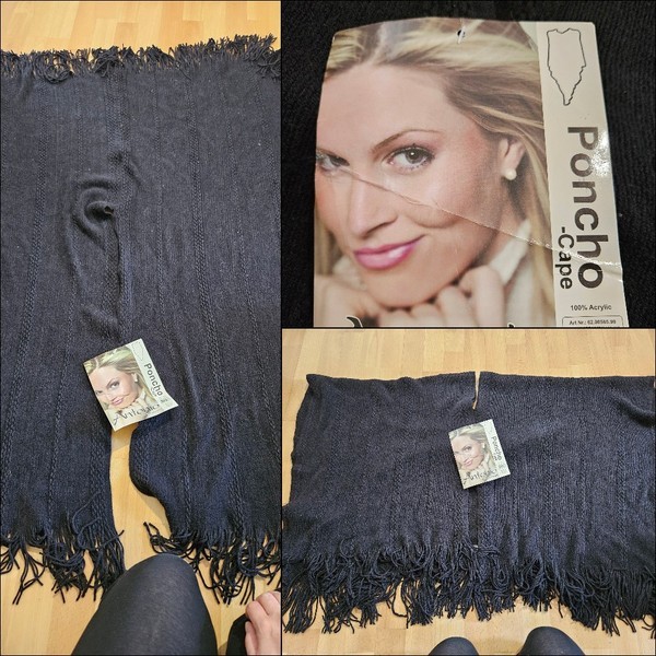 Poncho viitta onesize naisten vaate vaatteita