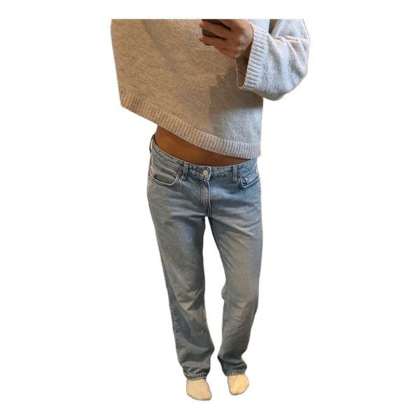 Lyseblå Weekday straight jeans