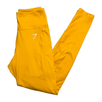 Gymshark keltaiset treenitrikoot