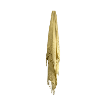Pashmina Silk Blend Scarf – Light Yellow – 70×180 cm