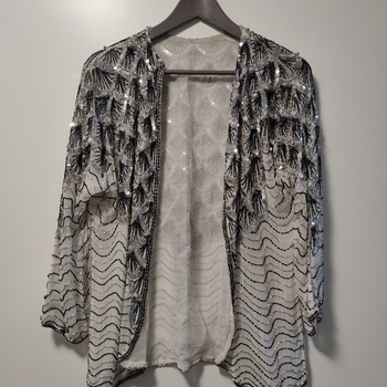 Hopea vintage paljettitakki