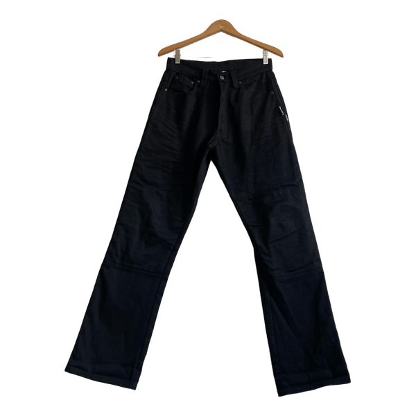 Flying Eagle Kevlar Motorcycle Jeans W30 Black Biker Riding Pants Wide Leg Workwear