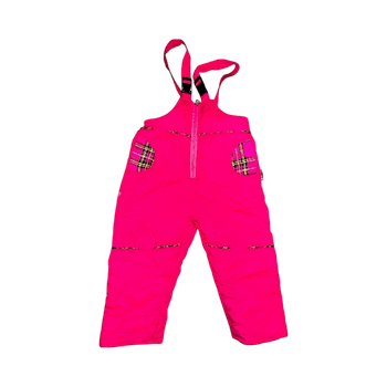 Pink winter overalls for kids