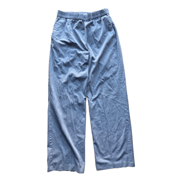 Grey wide leg trousers