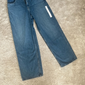 Uniqlo wide straight jeans - siniset suorat farkut