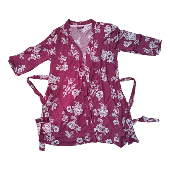 Laura Ashley kukkakuvioinen aamutakki