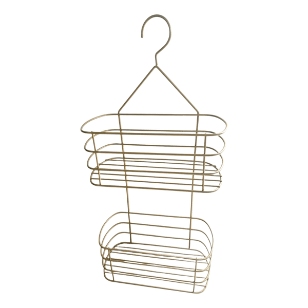 Gold wire hanging basket