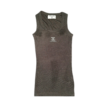 Black chanel tank top