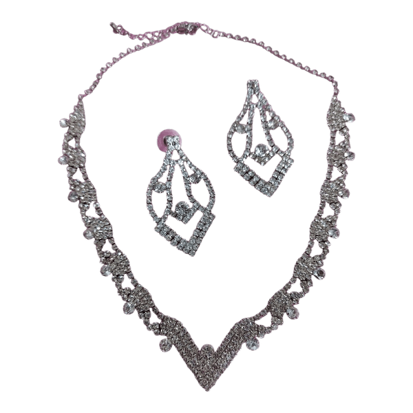 New silver jewellery set