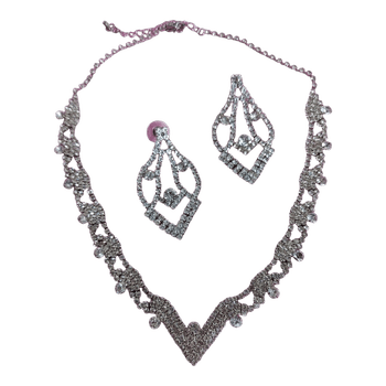 New silver jewellery set
