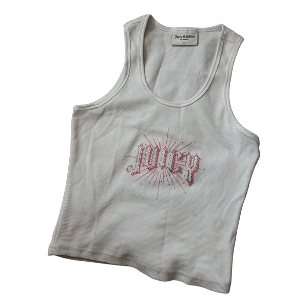 White Juicy Couture tank top