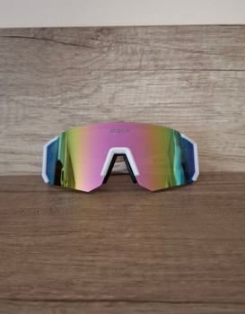 White sports sunglasses