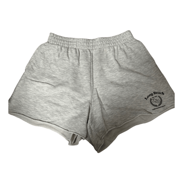 Grey jersey shorts