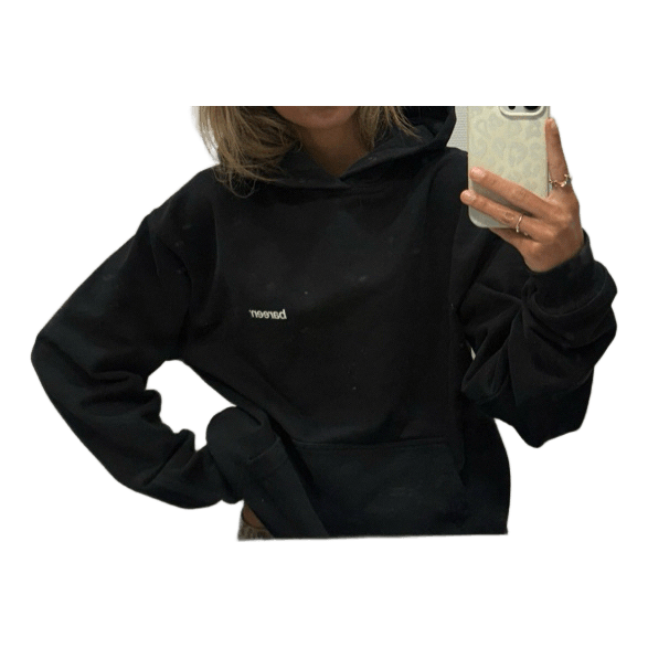 Sort Bareen hoodie