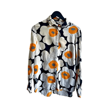 Marimekko 100% silkki paita koko 38