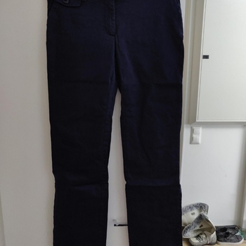 Navy suorat housut