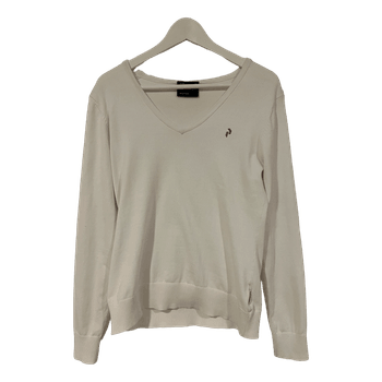 White peak performance sweater