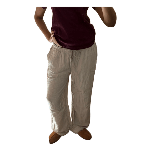 Beige hørbukser