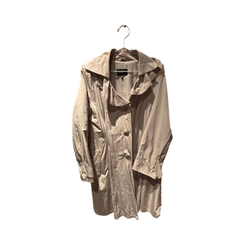 Beige trench coat